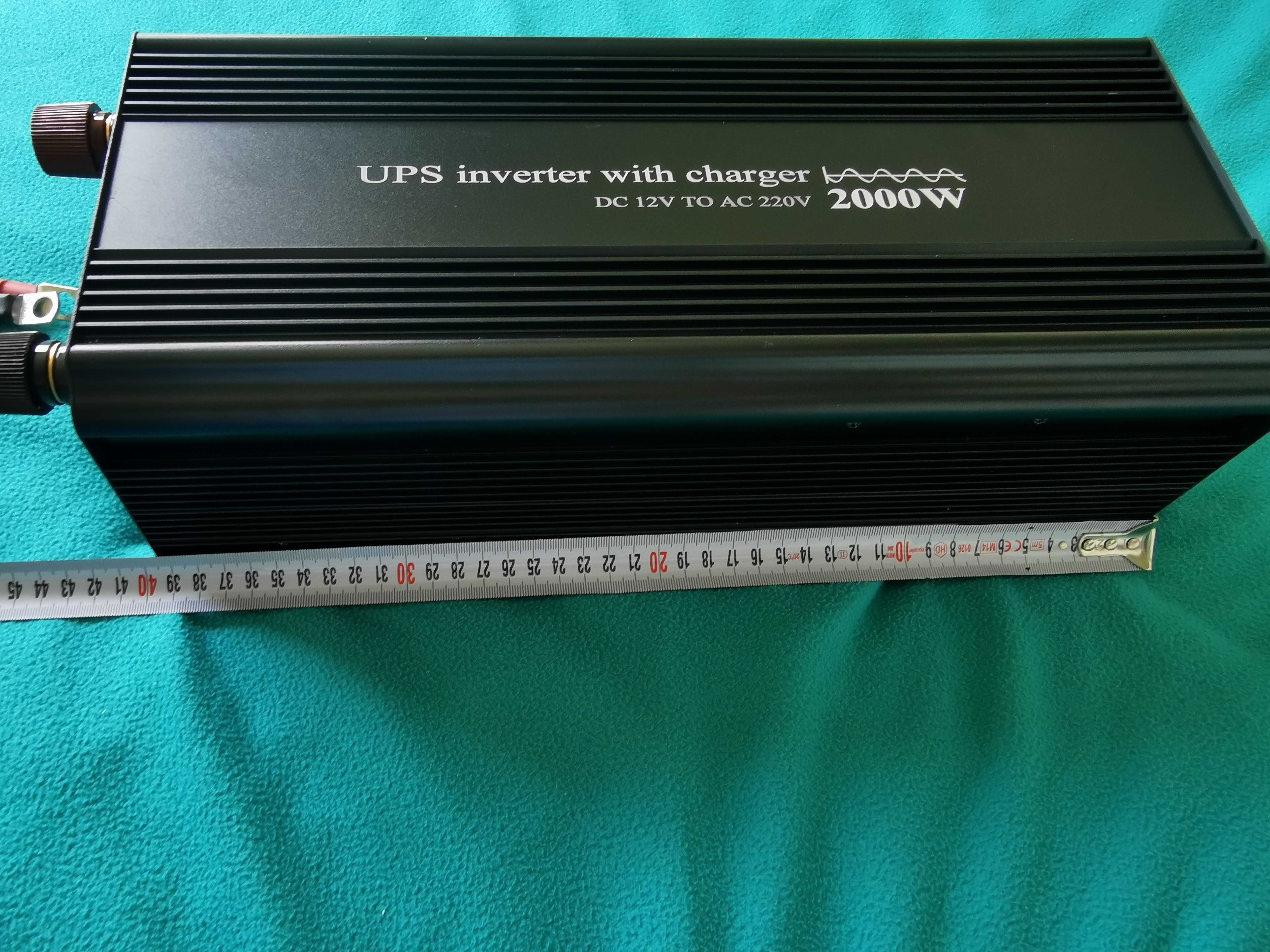 UPS Инвертор + зарядно 2000w / 4000w 12 220v пълна синусоида юпс