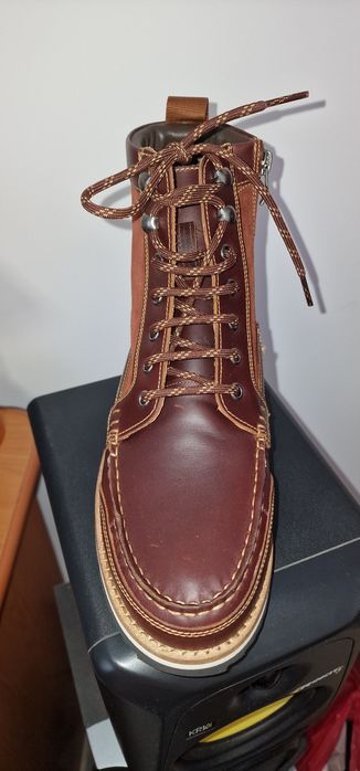 Ghete Clarks Durston HI Camel barbatesti noi