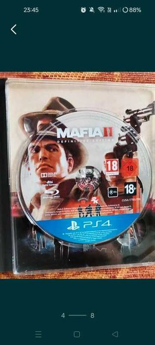 Vând jocuri MAFIA collection Playstation 4 PS4 colecție 1 , 2 și 3