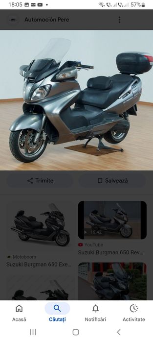 Suzuki Burgman 650 Executiv  , Recent Adus , Nu pornește