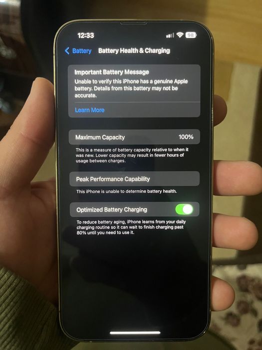 Vand iphone 13 pro max gold