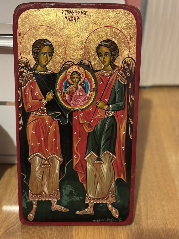 Ръчно рисувана икона”Архангелски събор”