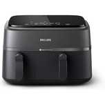Фритюрник Philips Dual Basket серия 3000, 9 л,2 чекмеджета. С гаранция