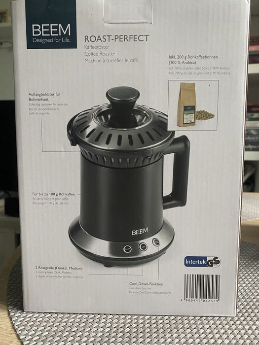 Prajitor Cafea Beem 100g garantie 2 ani