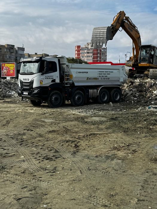 Închirieri Utilaje,Buldoexcavator,Camioane 8x4