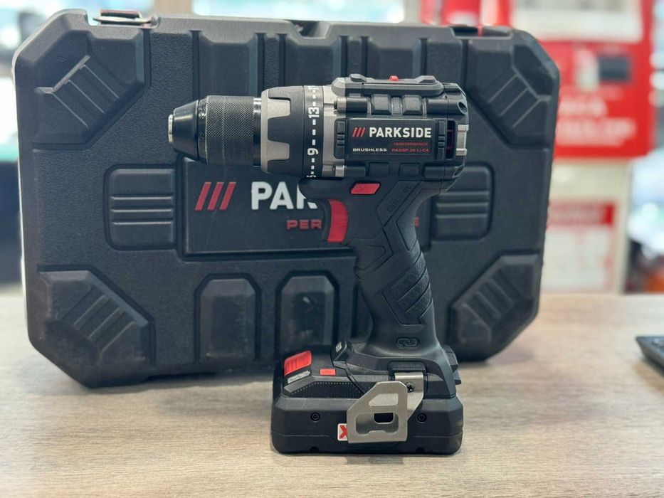 Акумулаторен винтоверт Parkside PABSP 20-Li C4 с батерия и зарядно