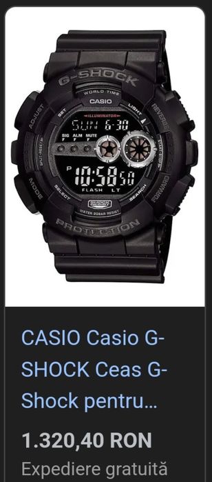 Ceas barbati G -Shock protection
