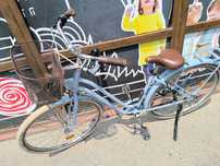 Elops 520 city bike low frame blue – Decathlon