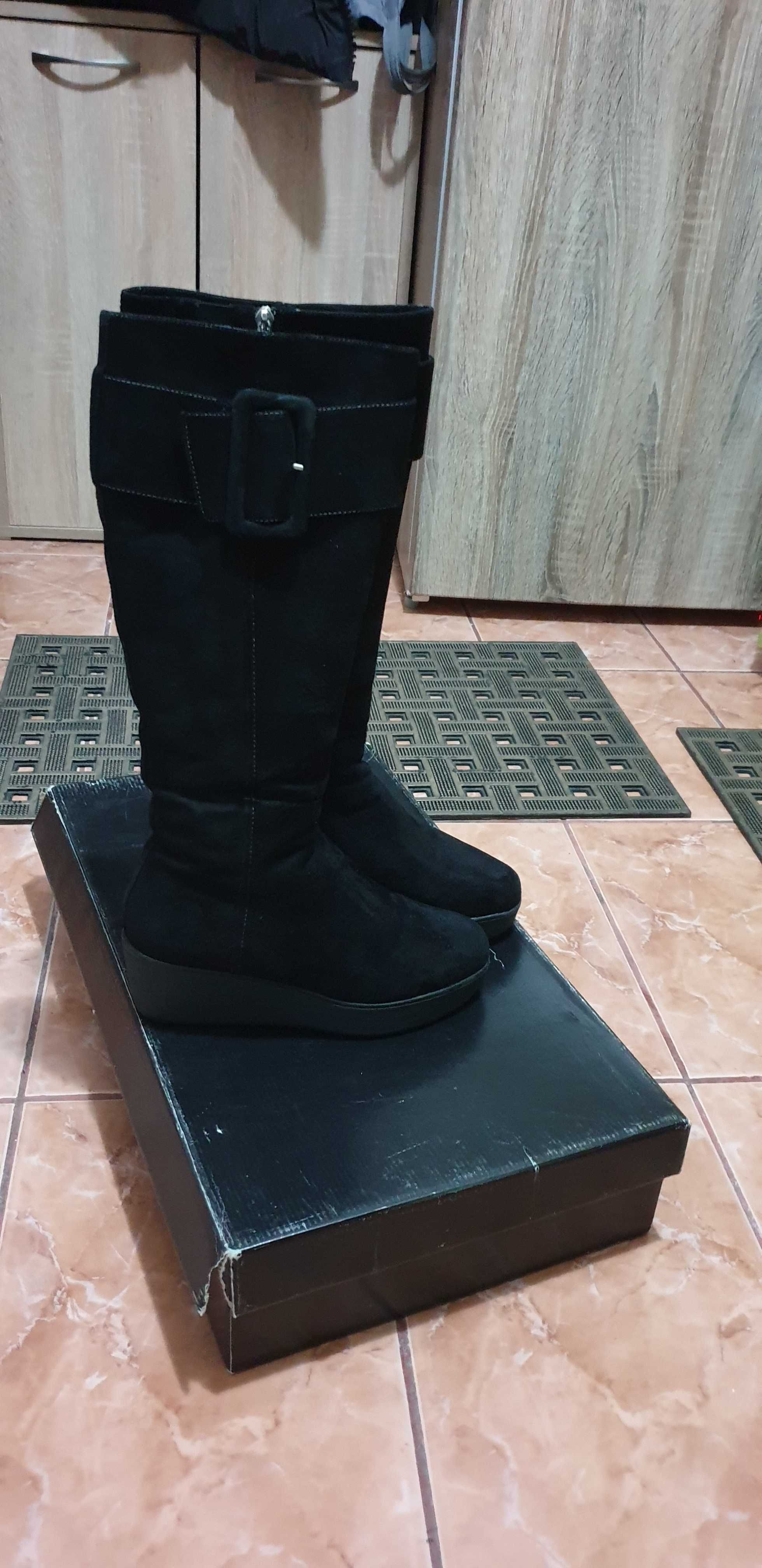 Cizme de piele intoarsa, ALL SHOES, elegante,  calduroase, comode