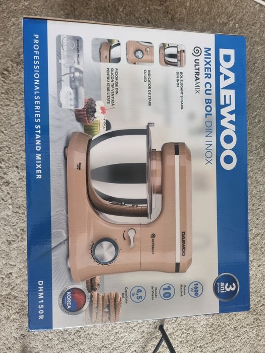 mixer cu bol daewoo dhm150r 1600 w