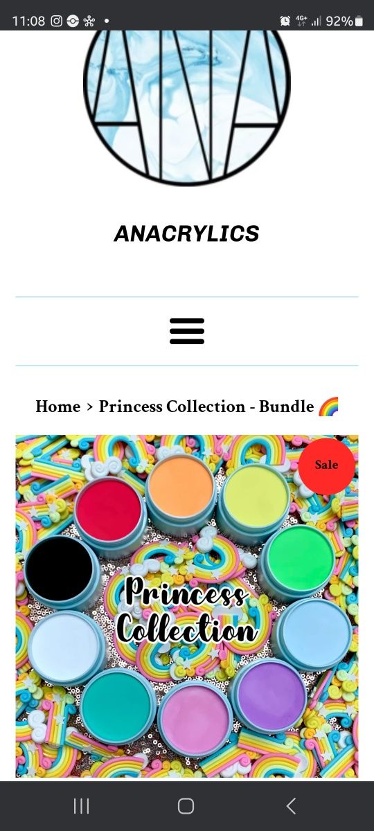 Unghii acrilice - Pudră acrilică Anacrylics