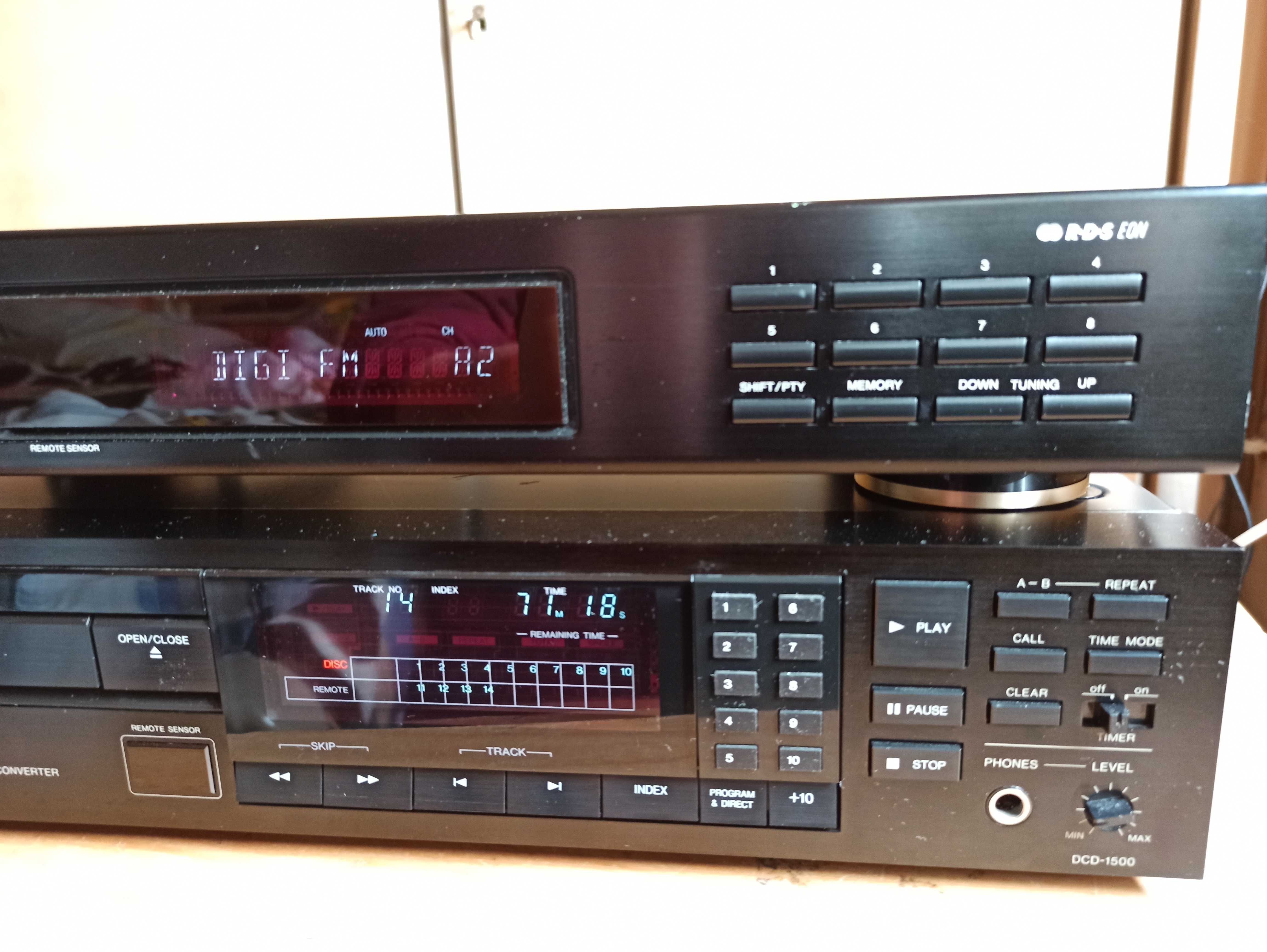 Denon cd DCD-1500 MK1  tuner RDS TU-215RD