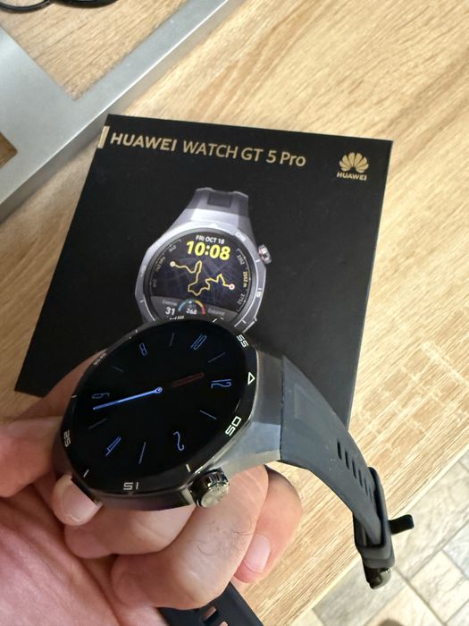 Ceas Huawei GT5 PRO 46mm smartwatch, impecabil, factura si garantie