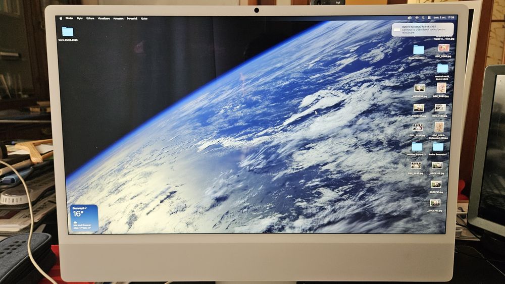 Apple iMac 24" cu procesor M4 8 16gb RAM 256 gb SSD