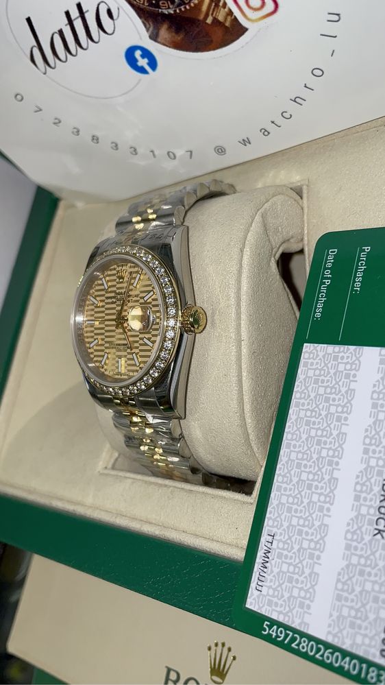 Rolex Datejust 36 New Model 2021 Oystersteel and yellow gold