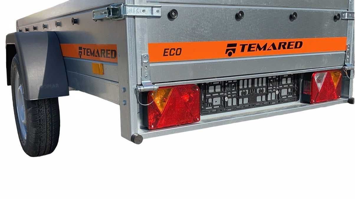 Remorca 750 kg Temared Eco 150x106x32 cm, CIV GRATUIT