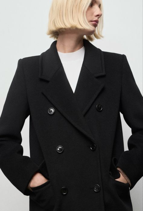 Palton Mango amestec lana