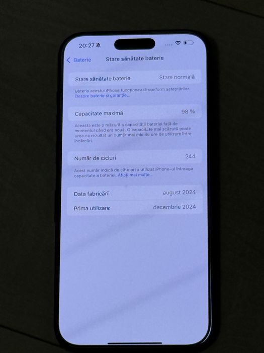 Iphone 16 Pro Max, 256 Gb, Black, Liber de Retea