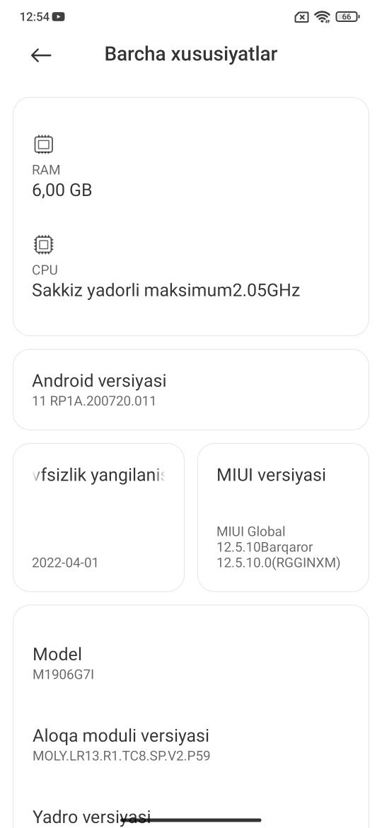 redmi nite 8 pro obmen bor