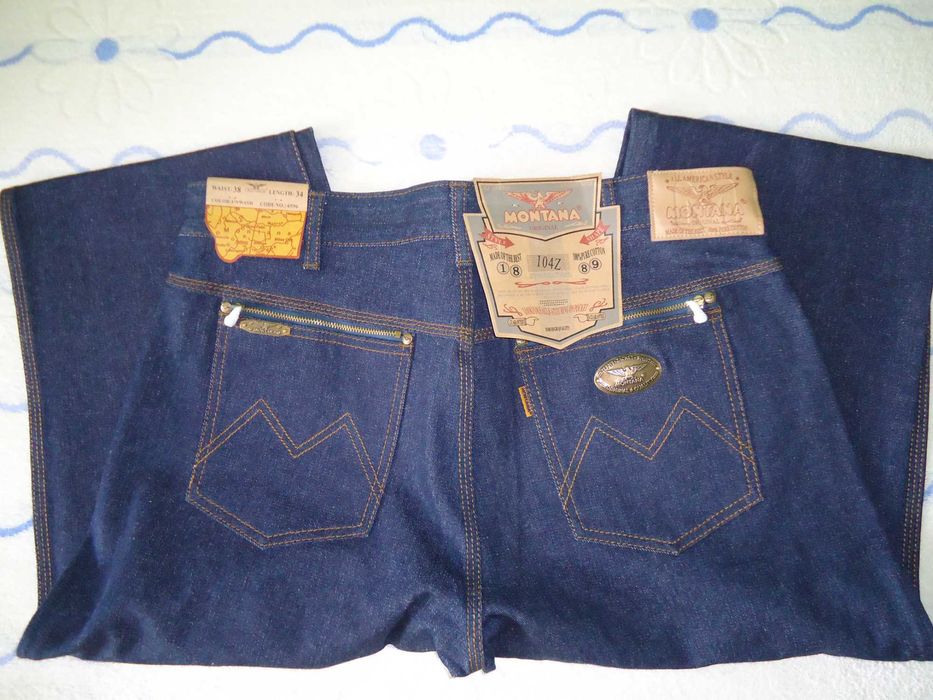 Легендарные джинсы MONTANA модель 104Z как при СССР цвет индиго.