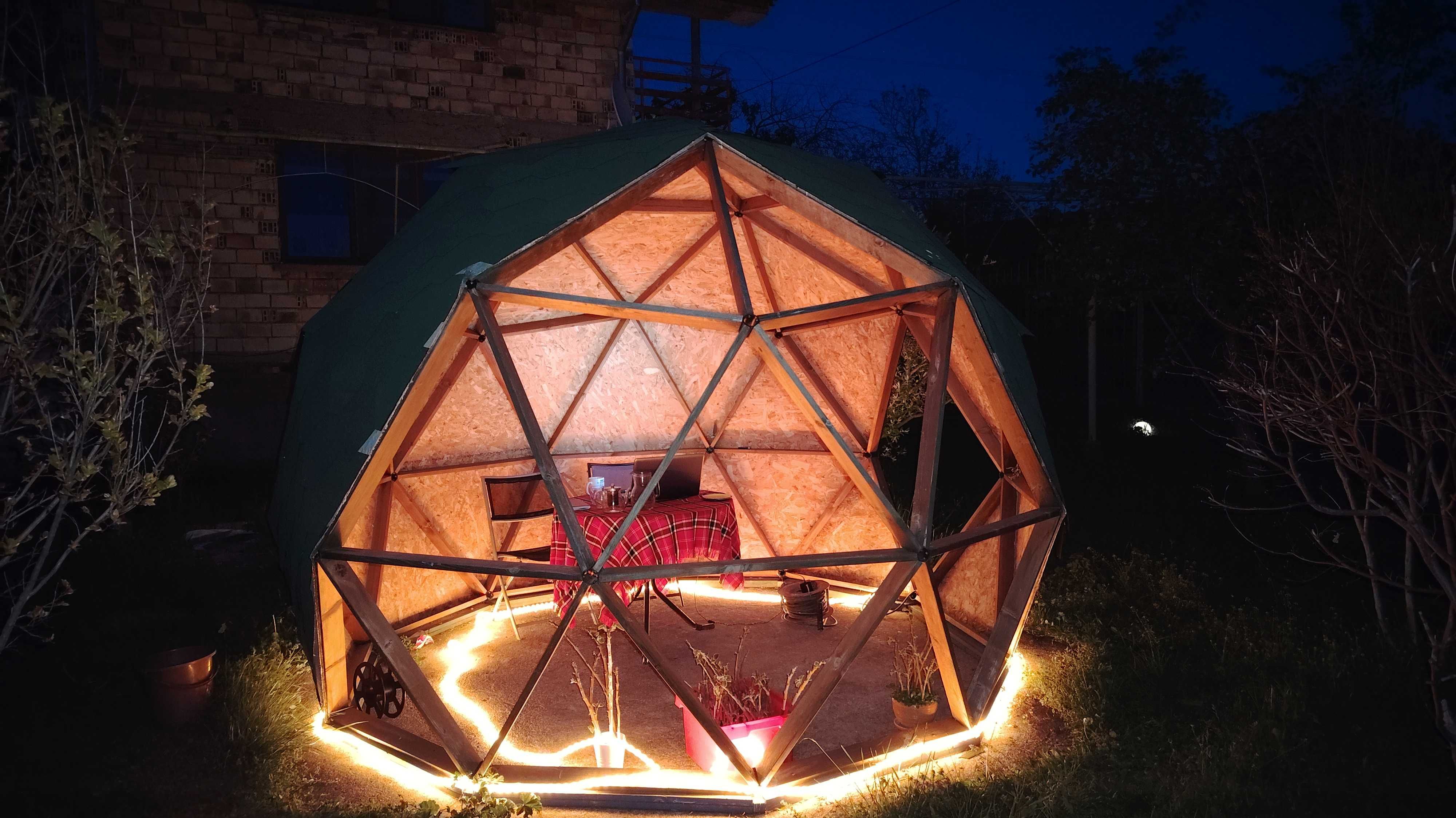 Преносима куполна къща - готов Tiny House с уникален дизайн