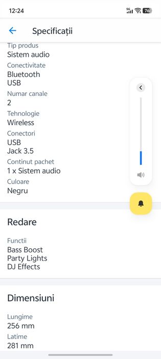 Vând Boxa Portabila Samsung ST40B Impecabila