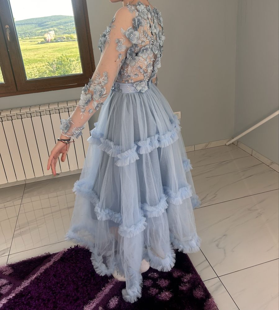 Rochie eleganta baby blue