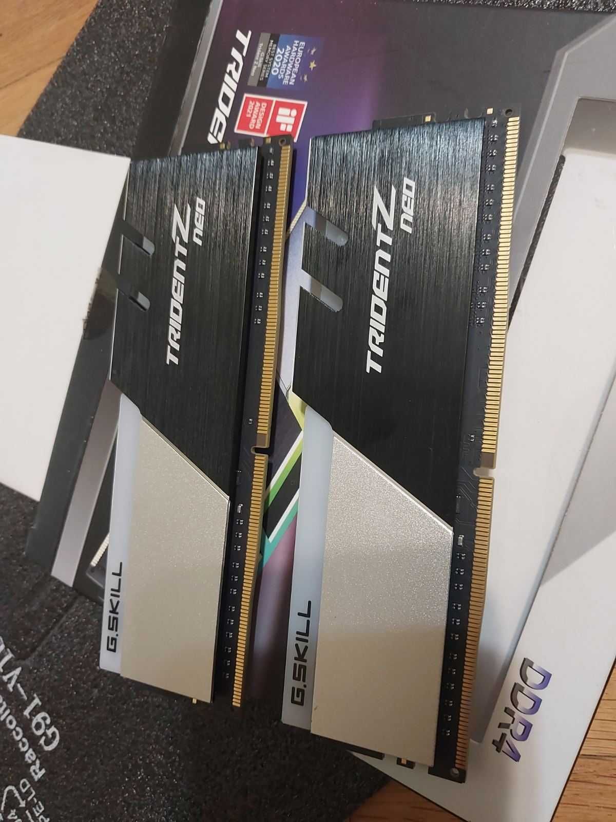 32GB DDR4 G.Skill TridentZ, Corsair Vengance RGB, 3600Mhz, CL18