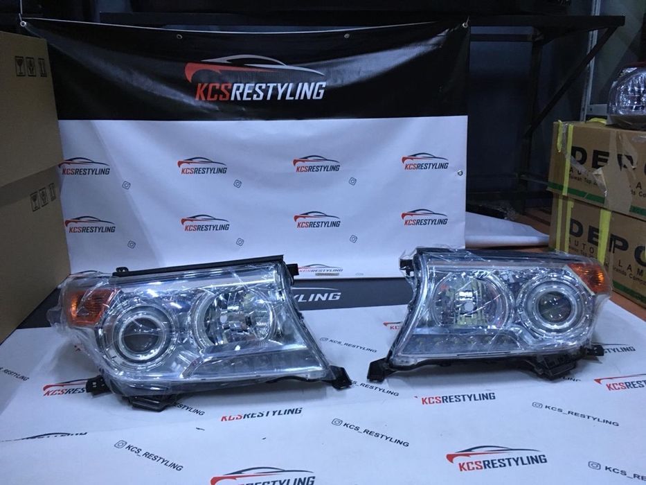 Передний фары Тойота Лэнд крузер/Land Cruiser 200