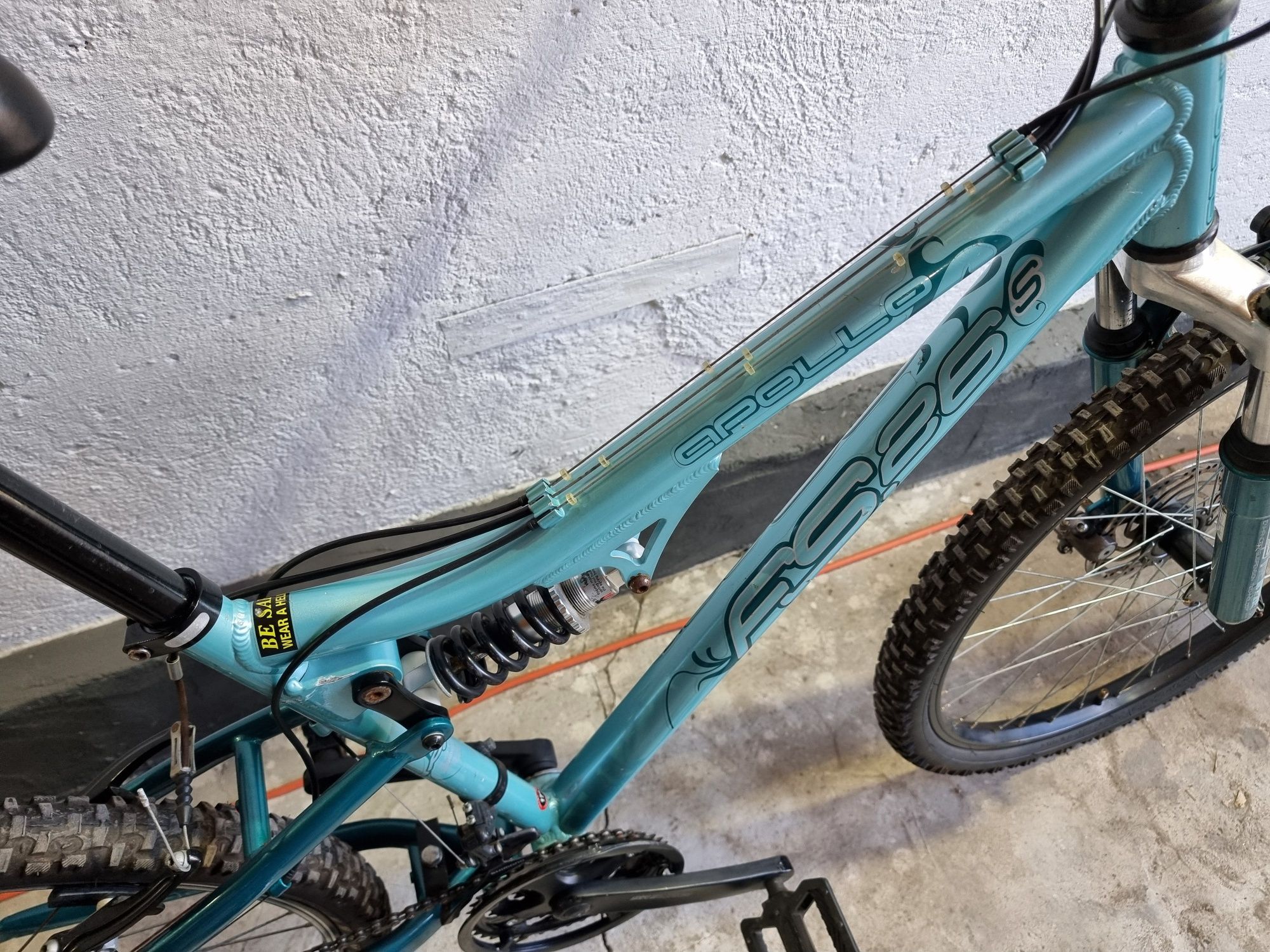 Bicicleta 26" Apollo FS.26 full suspension fata spate MTB cursiera