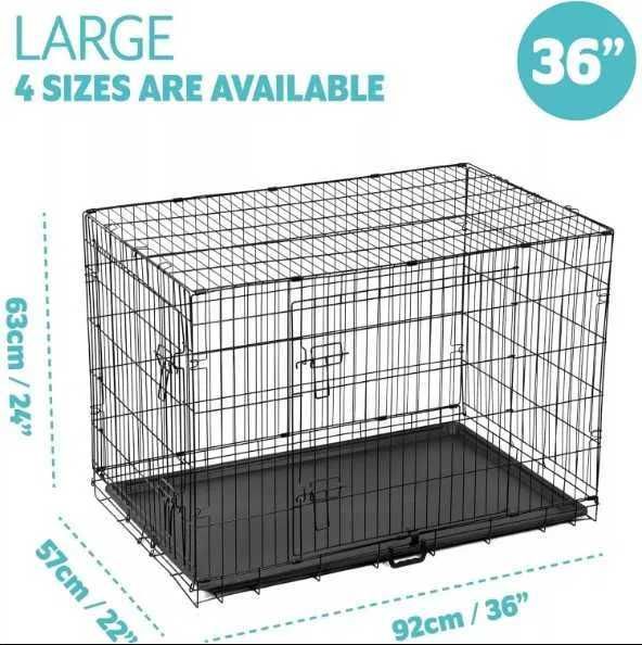 Cusca pentru caini de 36" 92 cm (L) x 57 cm (L) x 63 cm (Î) Resigilat