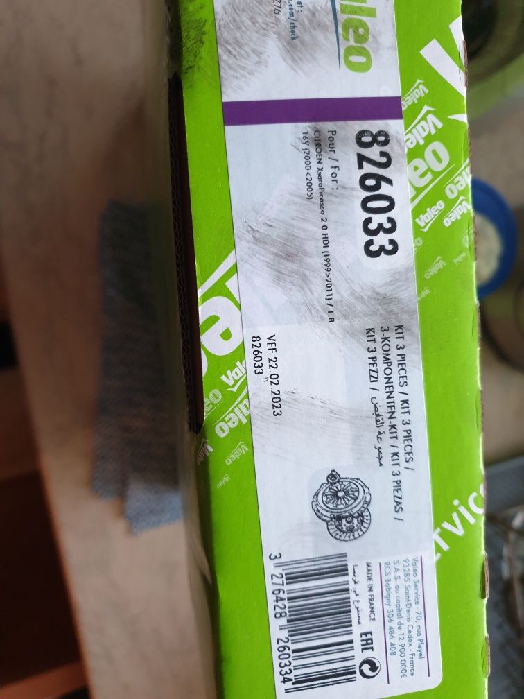 Притискателен диск Valeo Pegeot 307