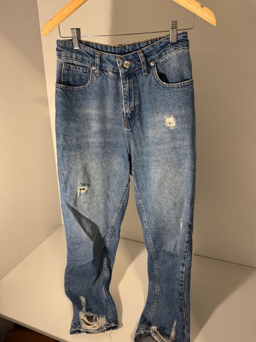 Дънки, slimfit, momfit