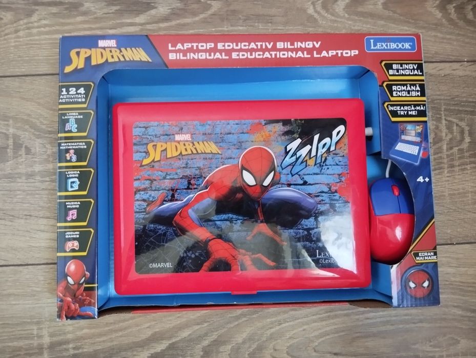 Laptop educativ bilingv -Spider Man