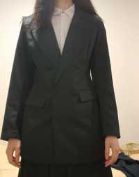 Длинный школьный пиджак Glassman на девочку 44 размер