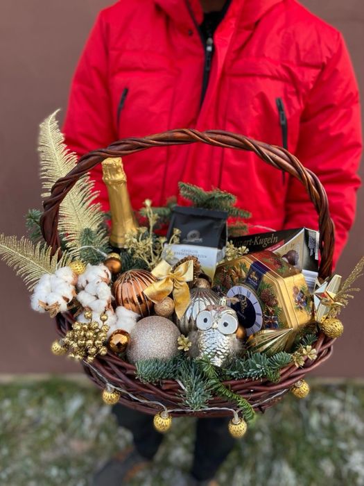 Корзины боксы на новый год