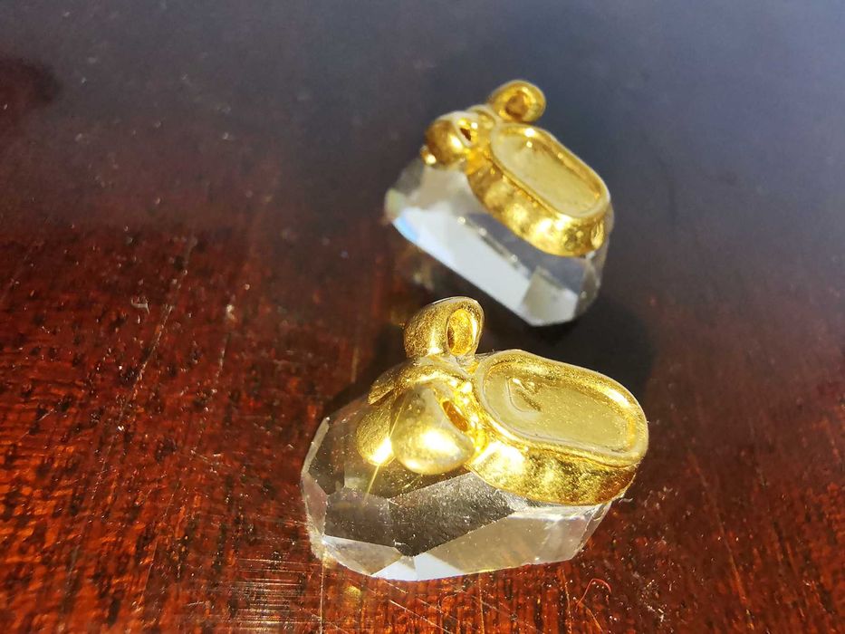 Ornamente Swarovski original, pantofi de copil