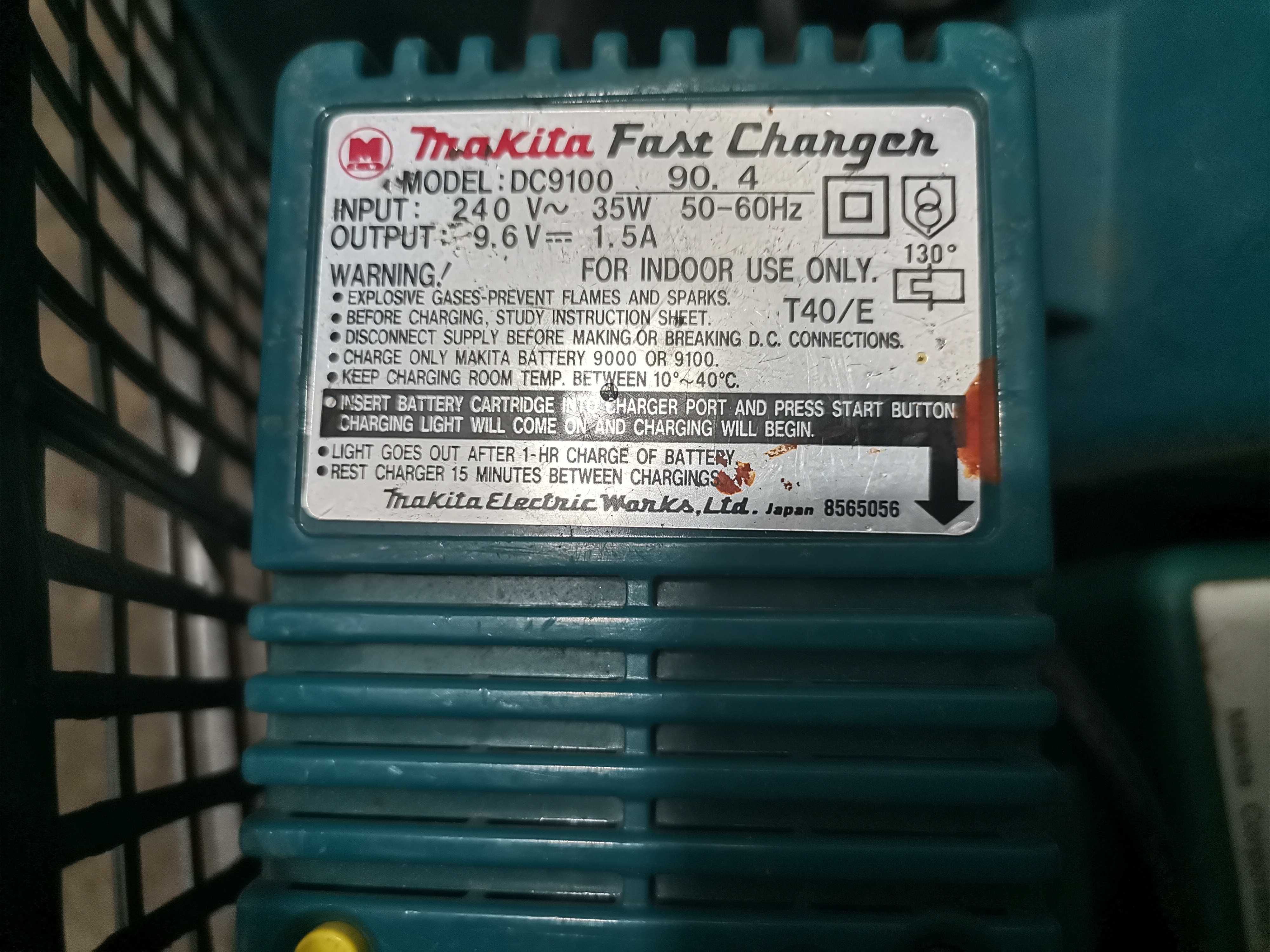 Зарядно/дни - Makita 9.6 V - 12 V