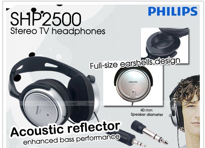 Слушалки Philips 2500 Големи Headphone Philips SHP2500 без микрофон