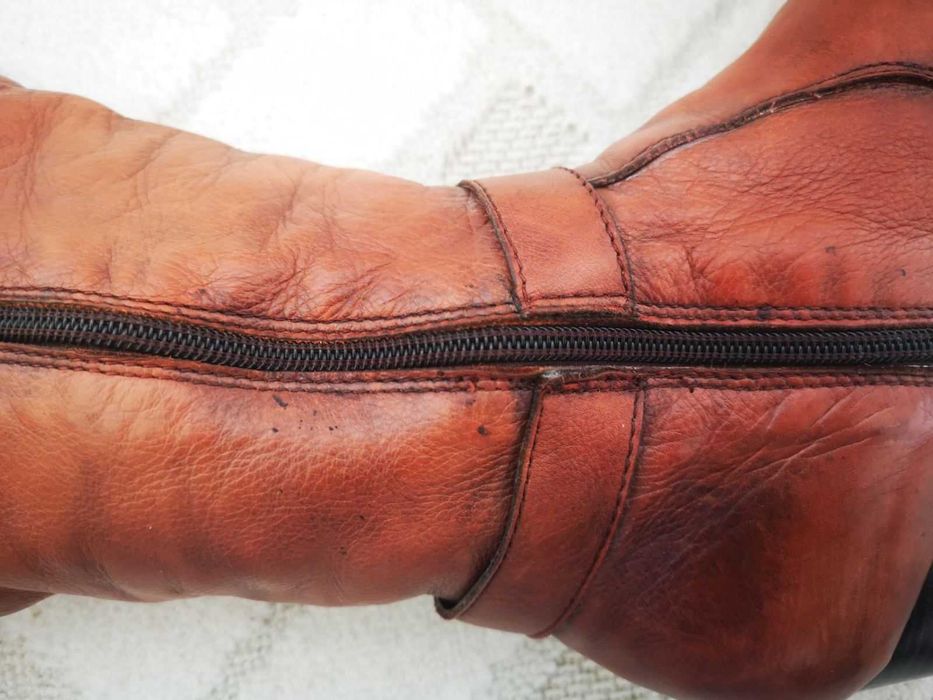 Елегантни дамски ботуши от естествена кожа 38-ми номер