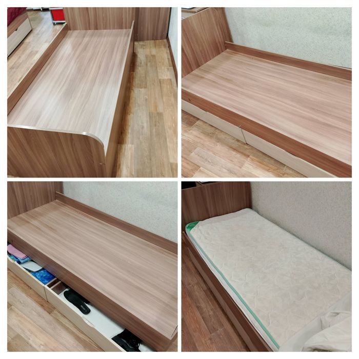 Продам кровать с матрасом