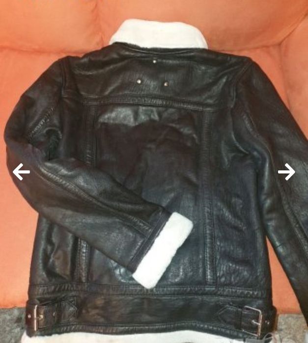 Мъжко кожено,НОВО зимно яке