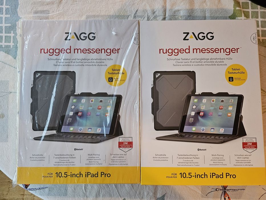 Удароустойчив кейс с отделяща клавиатура Zagg Rugged Messenger Case