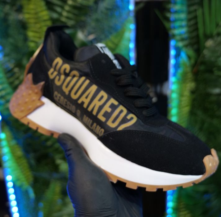 дамски маратонки Dsquared2 Цвят - Черно и Златисто 36-40 номер
