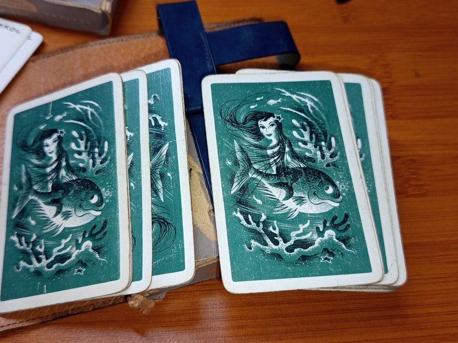 Set de cărți de joc vintage " Playing Card",Made în Anglia,anii 30-40