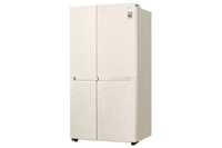 Холодильник LG GC-B257JEYV инверторный, Side by Side, бежевый
