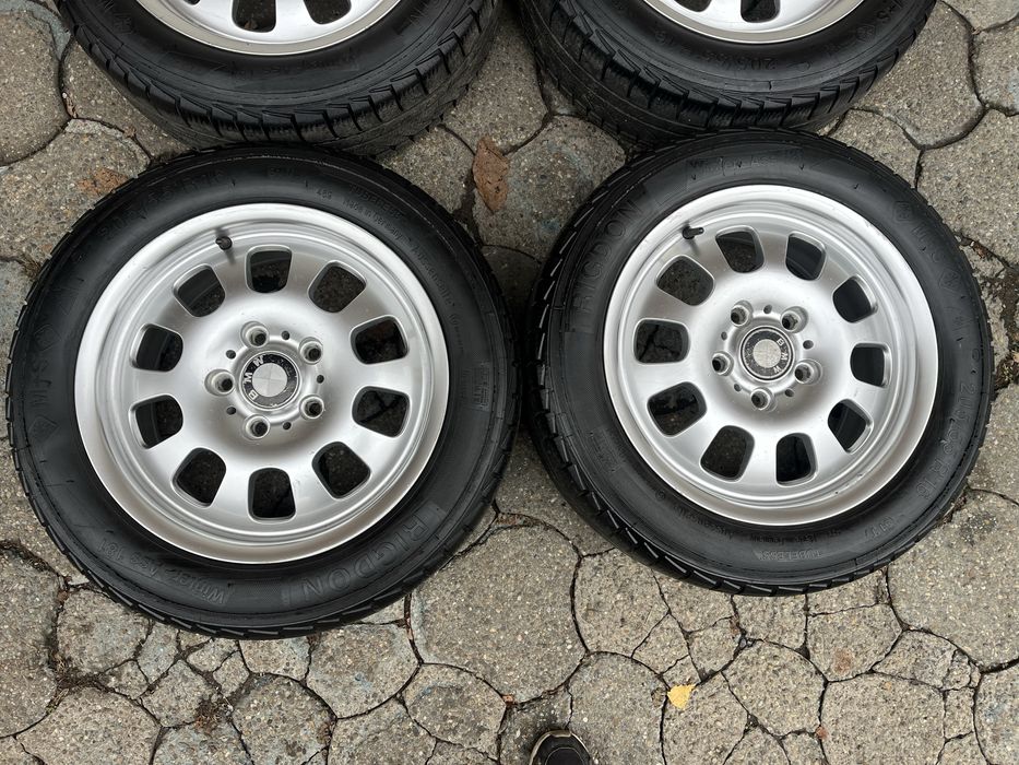 Jante aliaj 5x120mm, anvelope iarna 205/55 R16 BMW E46, E81, E87, F20