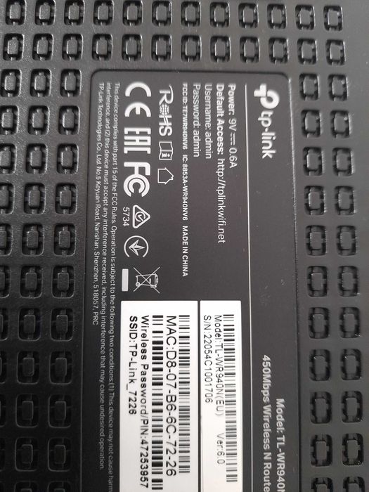 Routere TP-Link WR940N 450Mbps, antena 5dBi