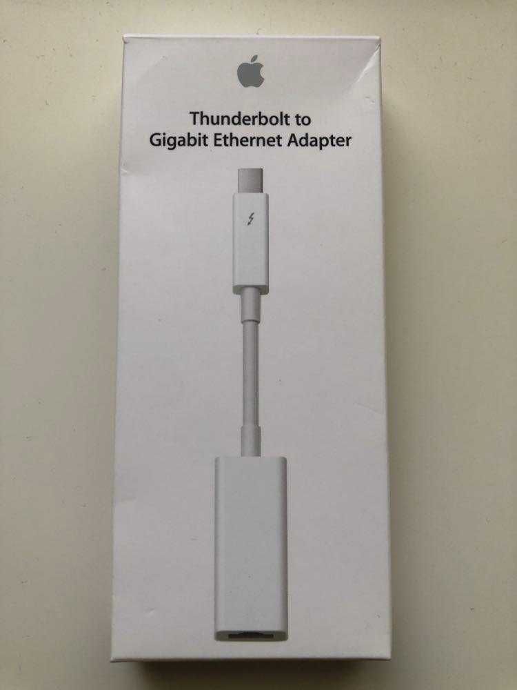 Adaptor retea Apple original Thunderbolt nou, + reducere!