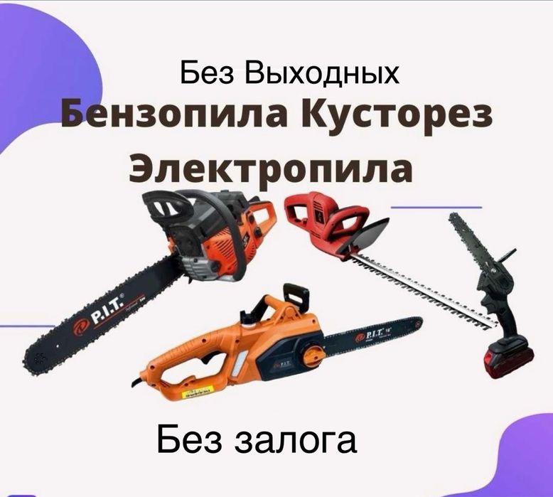 Аренда бензопилы аренда инструмента
